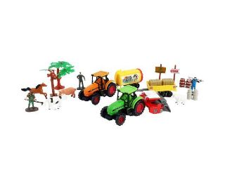 Obrázek z Farma plast set (traktory,zvířata,lidé,doplňky) 